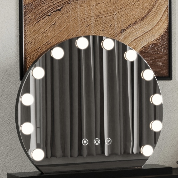 Brilagi - LED Dimbaar make-up spiegel HOLLYWOOD LED/12W/230V 3000/4000/6500K