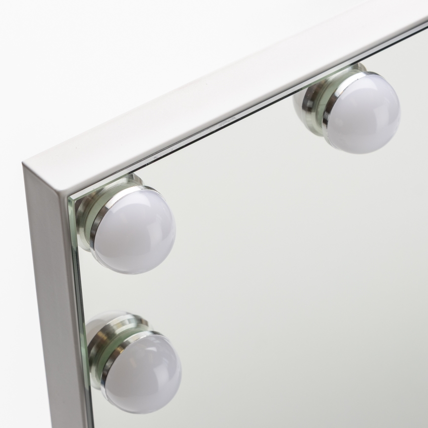 Brilagi - LED dimbare make-up spiegel HOLLYWOOD LED/15W/230V 3000/4000/6500K