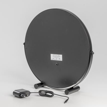 BRILAGI - LED Dimbare make-upspiegel CALIFORNIA LED/17W/230V 3000/4000/6500K Ø 42 cm zwart