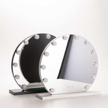 Brilagi - LED dimbare make-up spiegel HOLLYWOOD LED/12W/230V 3000/4000/6500K