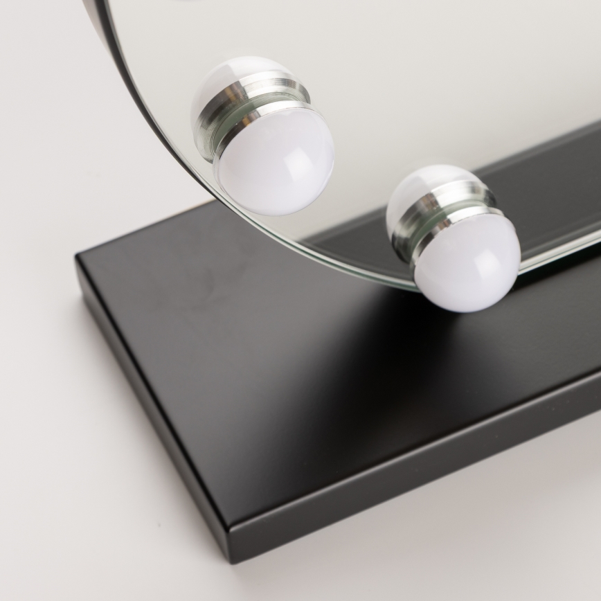 Brilagi - LED dimbare make-up spiegel HOLLYWOOD LED/12W/230V 3000/4000/6500K