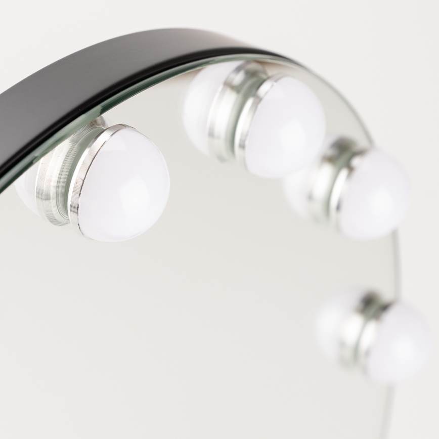 Brilagi - LED dimbare make-up spiegel HOLLYWOOD LED/12W/230V 3000/4000/6500K