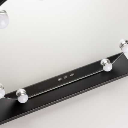 Brilagi - LED dimbare make-up spiegel HOLLYWOOD LED/12W/230V 3000/4000/6500K