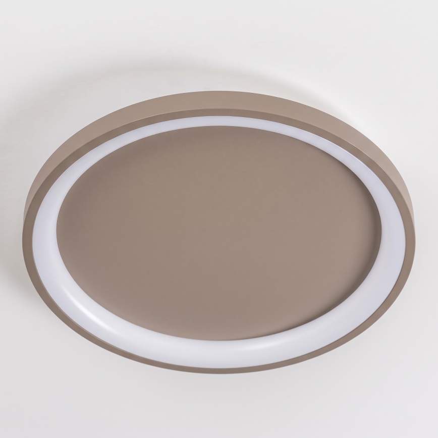 BRILAGI - LED dimbare plafondlamp FALCON SLIM LED/42W/230V 3000-6500K Ø 50 cm beige + afstandsbediening