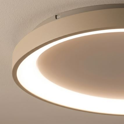 BRILAGI - LED dimbare plafondlamp FALCON SLIM LED/42W/230V 3000-6500K Ø 50 cm beige + afstandsbediening