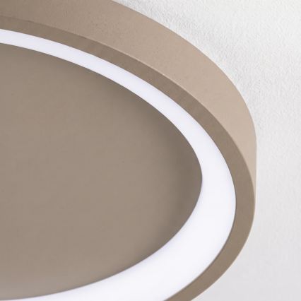 BRILAGI - LED dimbare plafondlamp FALCON SLIM LED/42W/230V 3000-6500K Ø 50 cm beige + afstandsbediening