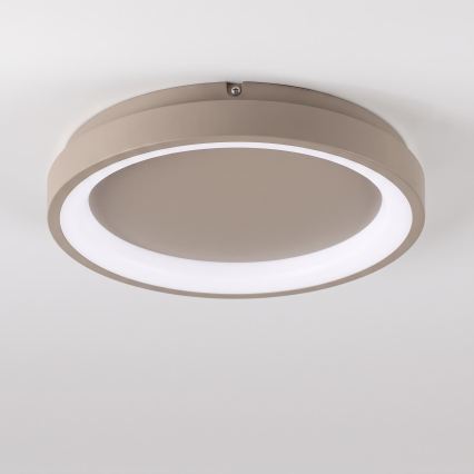 BRILAGI - LED dimbare plafondlamp FALCON SLIM LED/42W/230V 3000-6500K Ø 50 cm beige + afstandsbediening