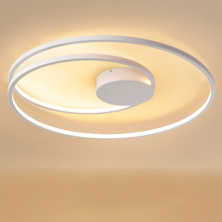 Brilagi - LED dimbare plafondlamp TWISTER LED/105W/230V 3000-6000K Ø 100 cm wit + afstandsbediening