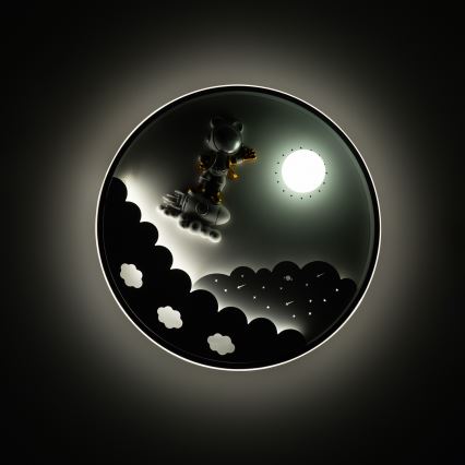 Brilagi - Dimbare LED-kinderplafondlamp ASTRO LED/68W/230V 3000-6000K Ø 49 cm + afstandsbediening