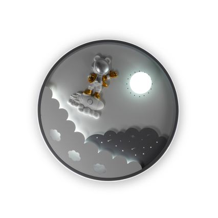 Brilagi - Dimbare LED-kinderplafondlamp ASTRO LED/68W/230V 3000-6000K Ø 49 cm + afstandsbediening