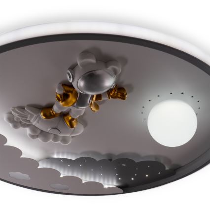 Brilagi - Dimbare LED-kinderplafondlamp ASTRO LED/68W/230V 3000-6000K Ø 49 cm + afstandsbediening