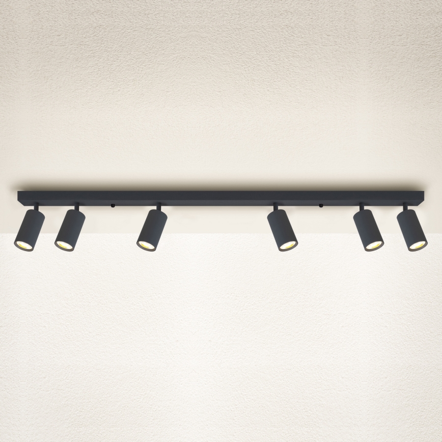 Brilagi - LED dimbaar spotarmatuur SELE 6xGU10/6,5W/230V 2700-6500K antraciet