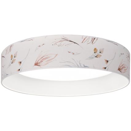 Brilagi - Dimbare LED-plafondlamp VELVET SMART VARI LED/36W/230V 3000-6500K Ø 55 cm wit/bloemen + afstandsbediening