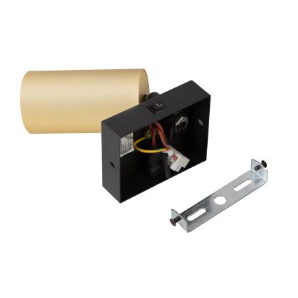 Brilagi - LED RGBW dimbare wandspot SELE 1xGU10/4,8W/230V 3000K zwart/goud + afstandsbediening