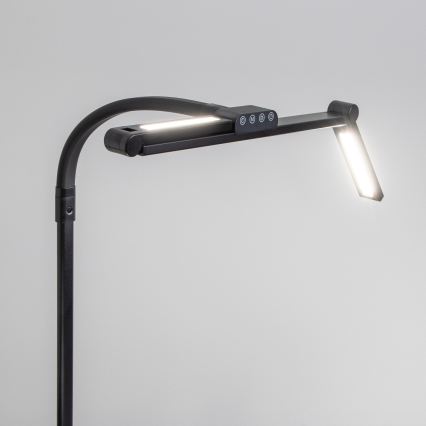 Brilagi - Dimbare aanraak-bureaulamp met klem VARIO LED/24W/230V 3000-6500K CRI 92 zwart