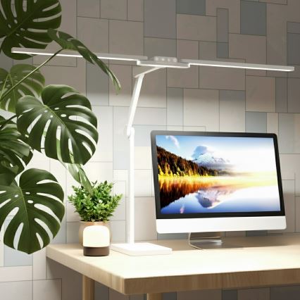 Brilagi - LED-dimbare tafellamp VARIO met aanraakbediening LED/24W/230V 3000-6500K CRI 92 wit