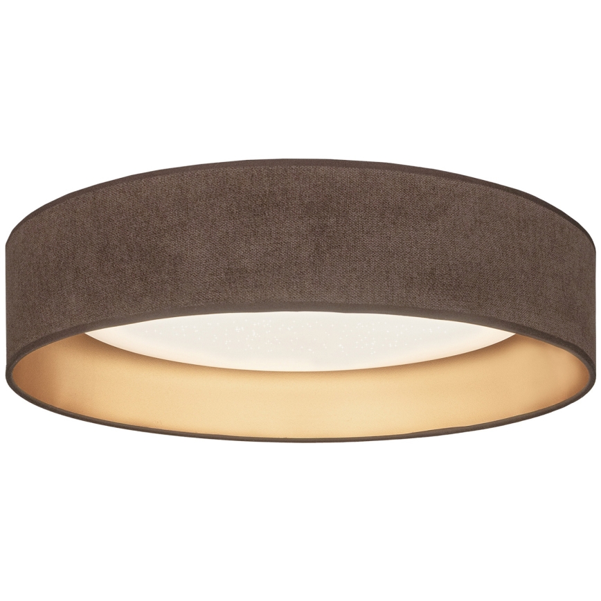 Brilagi - LED dimbare plafondlamp VELVET SMARTIX STARS LED/36W/230V 3000-6000K Ø 55 cm bruin/goud Wi-Fi Tuya Beacon + afstandsbediening