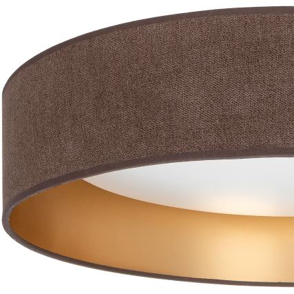Brilagi - LED dimbare plafondlamp VELVET SMARTIX STARS LED/36W/230V 3000-6000K Ø 55 cm bruin/goud Wi-Fi Tuya Beacon + afstandsbediening