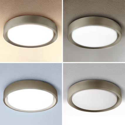 Brilagi - LED dimbare plafondlamp MATTEO LED/60W/230V 3000-6500K Ø 51,5 cm taupe + afstandsbediening