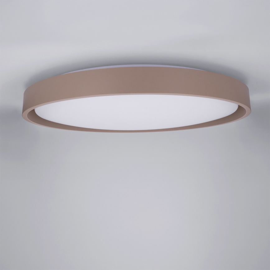Brilagi - LED dimbare plafondlamp MATTEO LED/60W/230V 3000-6500K Ø 51,5 cm taupe + afstandsbediening