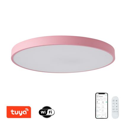 Brilagi - LED dimbare armatuur POOL SMART LED/100W/230V Ø 80 cm Wi-Fi Tuya + afstandsbediening roze