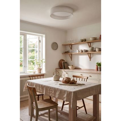 Brilagi - Dimbare LED-plafondlamp VELVET SMARTIX LED/24W/230V 3000-6000K Ø 45 cm wit Wi-Fi Tuya Beacon + afstandsbediening