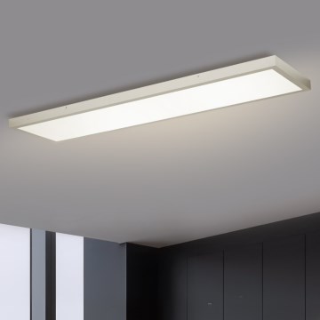 Brilagi - LED Dimbare badkamer plafondverlichting FRAME SMART LED/50W/230V 120x30 cm 3000-6000K IP44 zilver + afstandsbediening