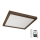 Brilagi - LED Dimbare badkamer plafondverlichting WOODY FRAME LED/50W/230V eiken 60x60 cm 3000-6000K IP44 + afstandsbediening