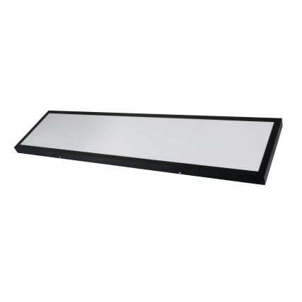 Brilagi - Dimbare LED-plafondlamp FRAME SMART voor de badkamer LED/50W/230V 120x30 cm 3000-6000K IP44 zwart + inclusief afstandsbediening