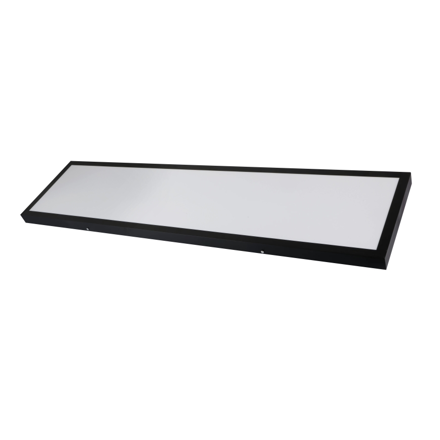 Brilagi - Dimbare LED-plafondlamp FRAME SMART voor de badkamer LED/50W/230V 120x30 cm 3000-6000K IP44 zwart + inclusief afstandsbediening