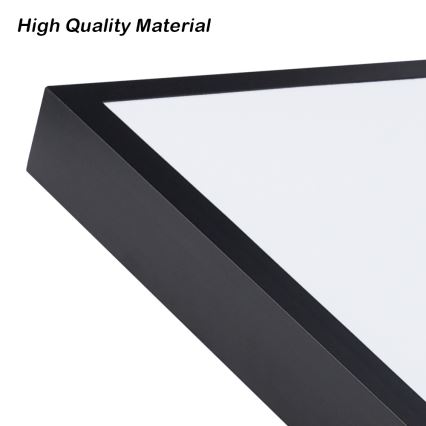 Brilagi - Dimbare LED-badkamerplafondlamp FRAME SMART LED/96W/230V 120x60 cm 3000-6000K IP44 zwart + afstandsbediening