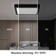 Brilagi - LED Dimbare badkamer plafondverlichting FRAME SMART LED/24W/230V 3000-6000K IP44 zwart + afstandsbediening