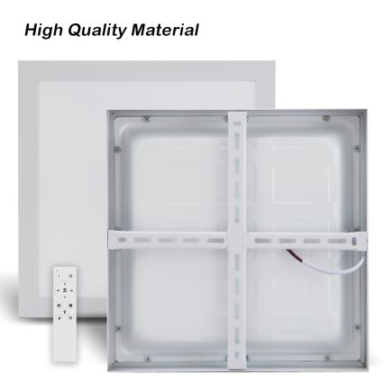 Brilagi - LED Dimbare badkamer plafondverlichting FRAME SMART LED/24W/230V 30x30 cm 3000-6000K IP44 wit + afstandsbediening