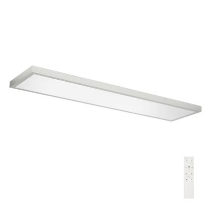Brilagi - LED Dimbare badkamer plafondverlichting FRAME SMART LED/50W/230V 120x30 cm 3000-6000K IP44 zilver + afstandsbediening