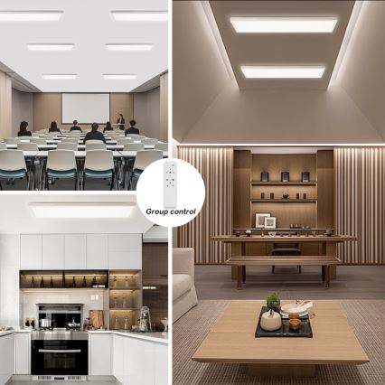 Brilagi - LED Dimbare badkamer plafondverlichting FRAME SMART LED/50W/230V 30x120 cm 3000-6000K IP44 wit + afstandsbediening