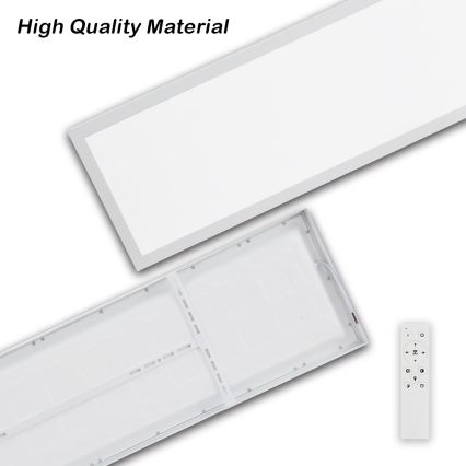 Brilagi - LED Dimbare badkamer plafondverlichting FRAME SMART LED/50W/230V 30x120 cm 3000-6000K IP44 wit + afstandsbediening