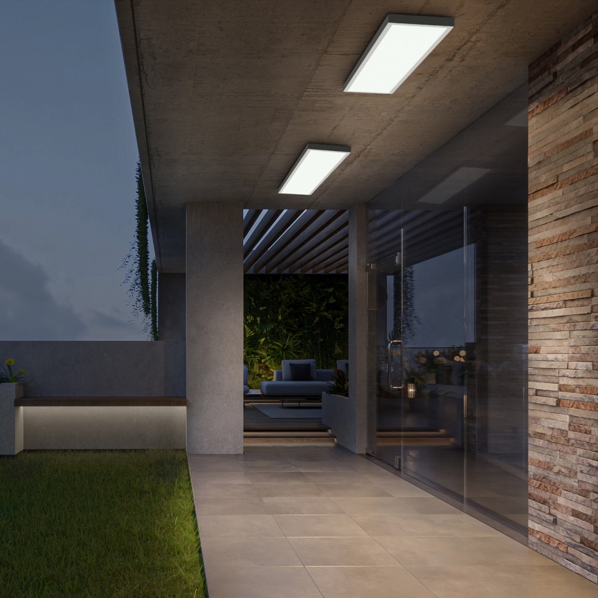 Brilagi - LED Dimbare badkamer plafondverlichting FRAME SMART LED/50W/230V 30x120 cm 3000-6000K IP44 wit + afstandsbediening