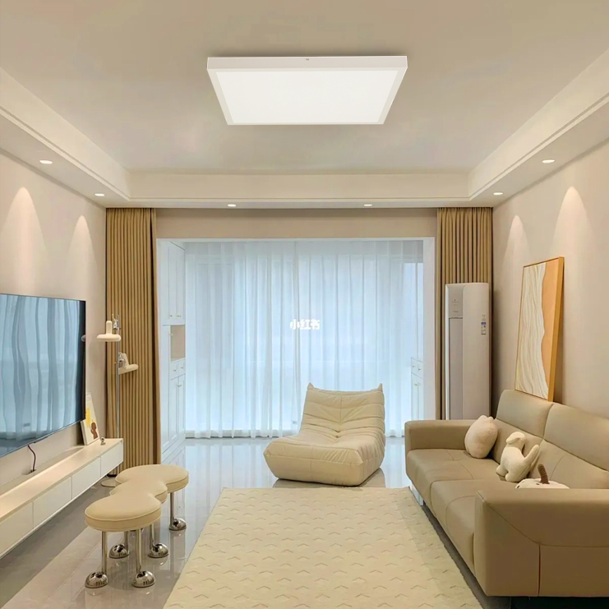 Brilagi - LED Dimbare badkamer plafondverlichting FRAME SMART LED/50W/230V 60x60 cm 3000-6000K IP44 wit + afstandsbediening