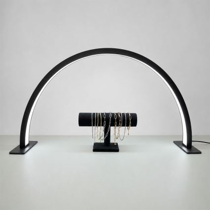 BRILAGI - LED Dimbare boogvormige bureaulamp voor modelbouw RADIO LED/30W/24/230V 3000/4000/6500K zwart