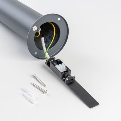 BRILAGI - LED dimbare buitenlamp ELIA 1xE27/6W/230V 2700-6500K IP44 Wi-Fi 100 cm antraciet