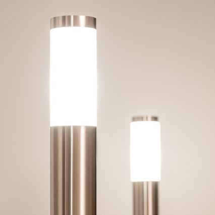 BRILAGI - LED-dimbare buitenlamp ELIA 1xE27/6W/230V 2700-6500K IP44 Wi-Fi 100 cm mat chroom