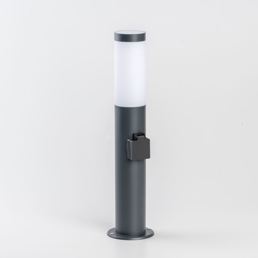 BRILAGI - Dimbare buitenlamp met stopcontact ELIA 1xE27/6W/230V 2700-6500K IP44 Wi-Fi 50 cm antraciet
