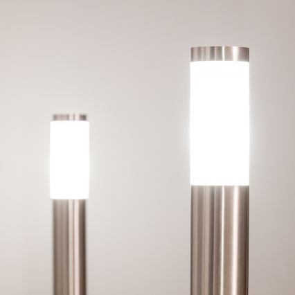 BRILAGI - ELIA LED dimbare buitenlamp met stopcontact 1xE27/6W/230V 2700-6500K IP44 Wi-Fi 50 cm mat chroom