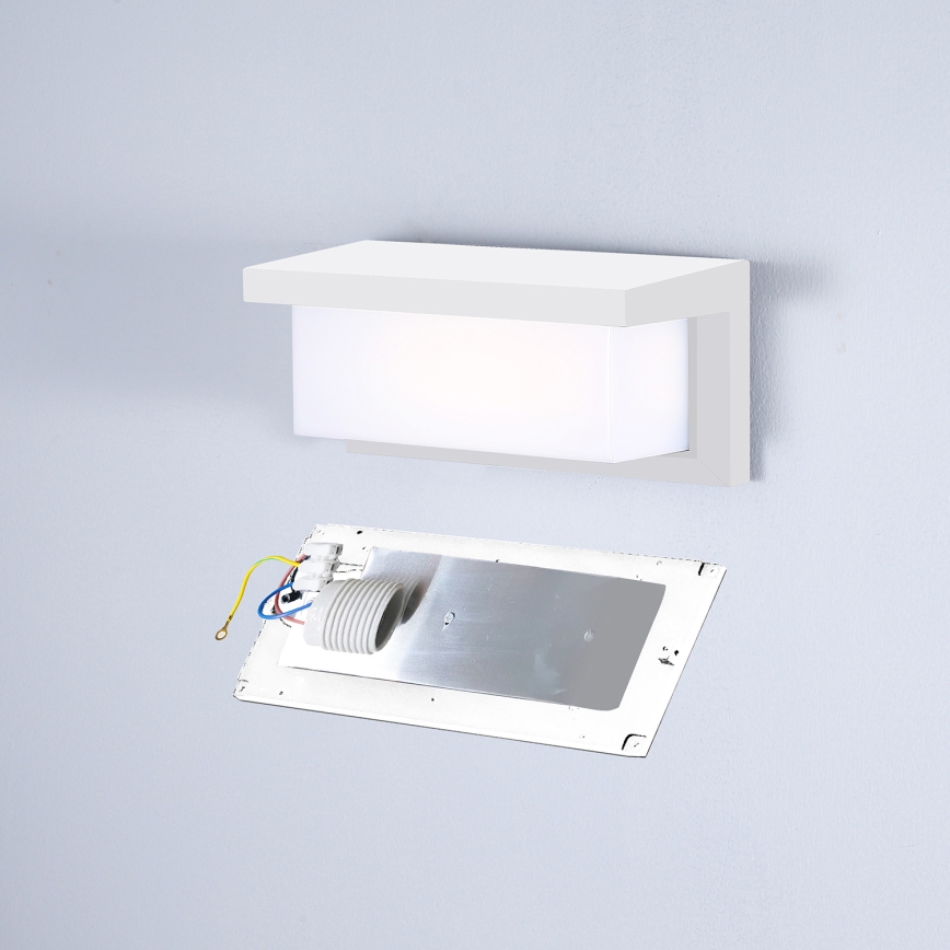 Brilagi - BRICKY LED-dimbare buitenmuurlamp 1xE27/6W/230V 2700-6500K IP54 wit