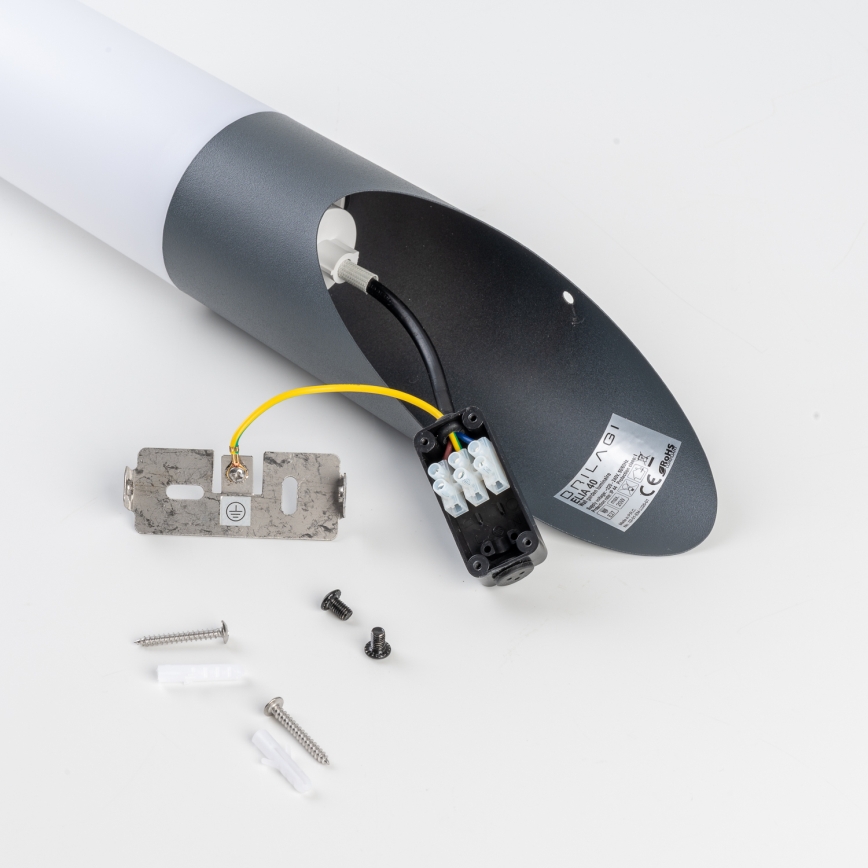 BRILAGI - LED dimbare buitenwandlamp ELIA 1xE27/6W/230V 2700-6500K IP44 Wi-Fi antraciet