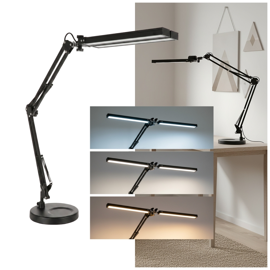 Brilagi - LED-dimbare bureaulamp VARIO LED/15W/230V 3000-6000K zwart