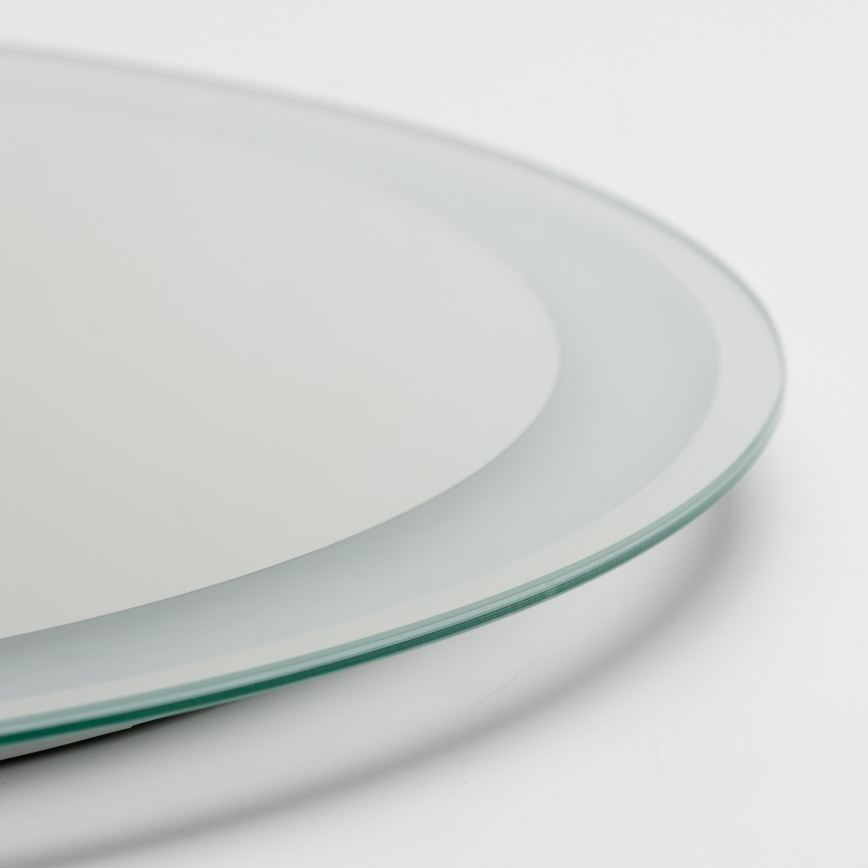 Brilagi - AVA ECO LED verwarmde badkamerspiegel, 11,5 W/230 V, Ø 60 cm, IP44, CRI 90, dimbaar + CCT