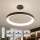 Brilagi - LED-dimbare hanglamp aan kabel FALCON II LED/108W/230V 3000-6500K Ø 80 cm zwart + afstandsbediening