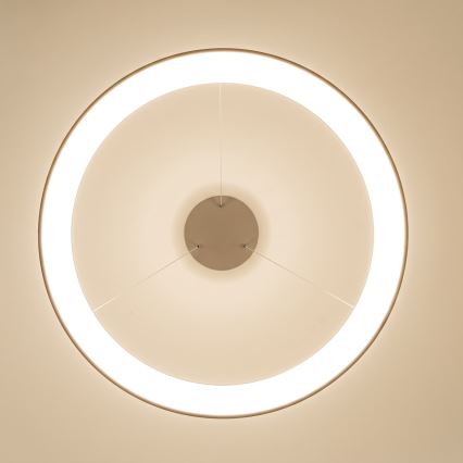 BRILAGI - LED dimbare hanglamp met kabel FALCON II LED/108W/230V 3000-6500K Ø 80 cm beige + afstandsbediening