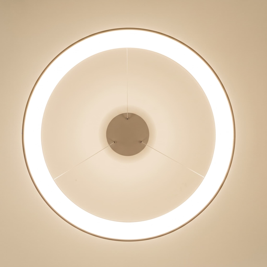 BRILAGI - LED dimbare hanglamp met kabel FALCON II LED/108W/230V 3000-6500K Ø 80 cm beige + afstandsbediening